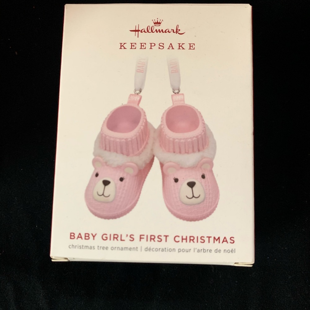 New Hallmark Baby Girl 1st Christmas Ornament